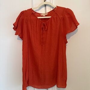 Burnt Orange Blouse